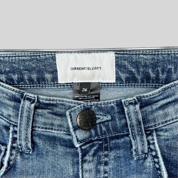 Current/Elliott The Highwaist Stiletto Jeans - Picture 3 of 5